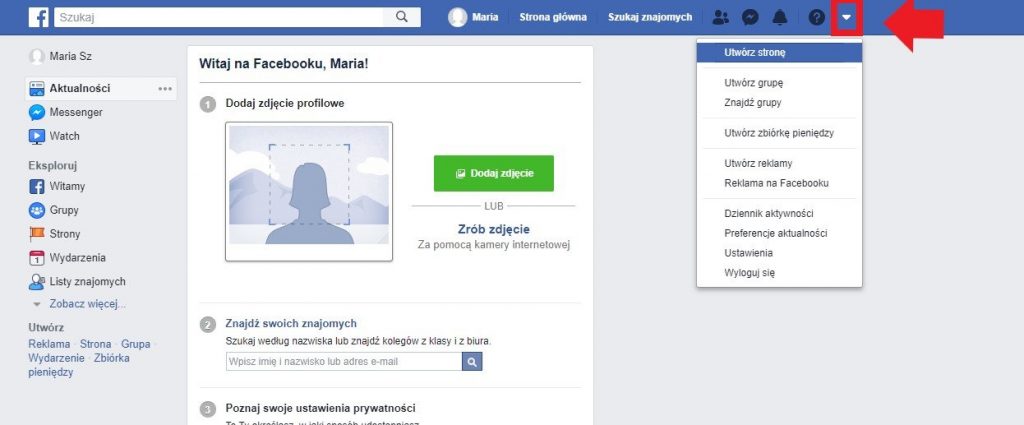 Jak Założyc Konto Firmowe Na Facebooku Pro Pozycje Agencja Marketingu Internetowego We 6491